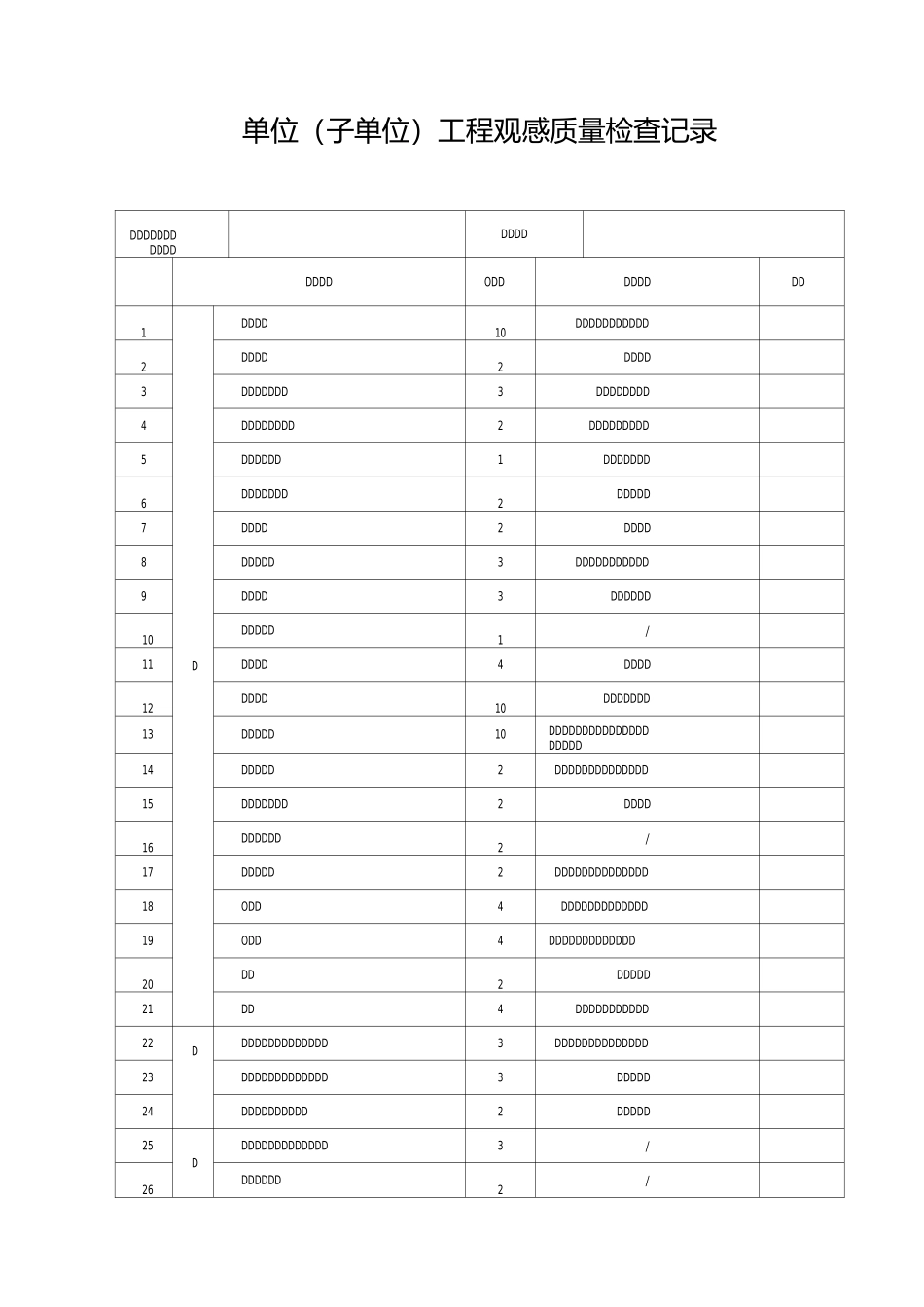 工程竣工五大表格_第2页
