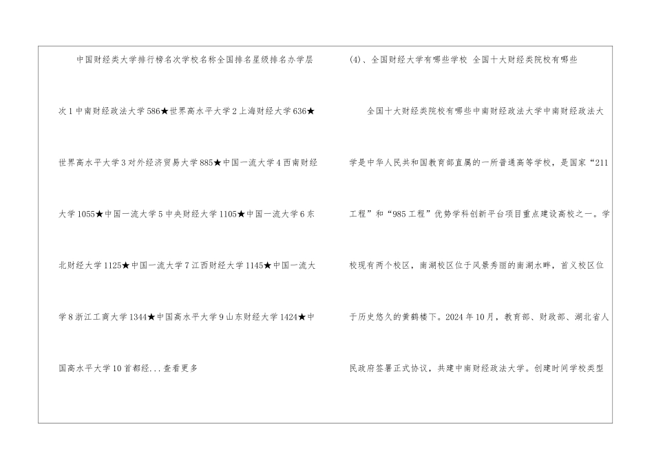 四川财经类大学有几所--四川比较好的财经类大学_第3页