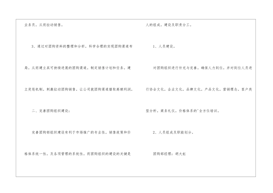 团购业务员工作计划_第2页