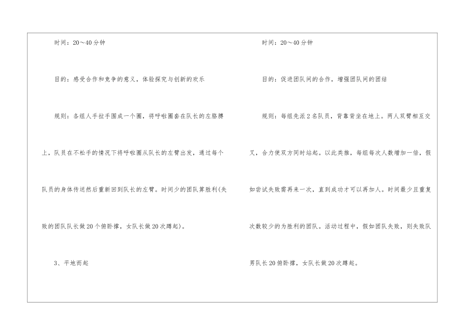 团队拓展方案_第3页