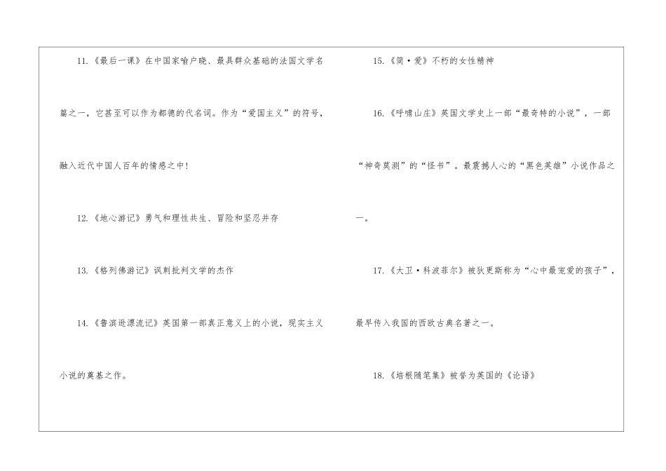 国外最著名文学作品推荐30本_第3页
