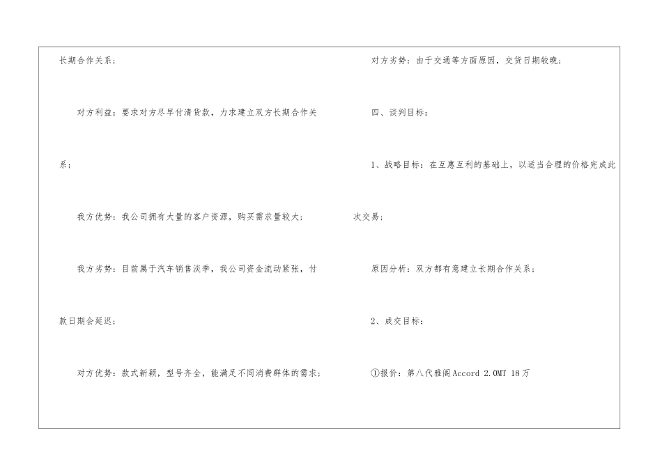 国际商务谈判策划书_第2页