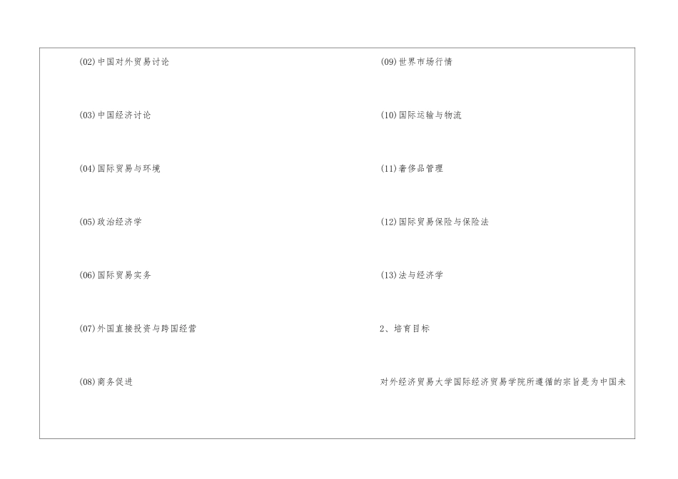 国际贸易专业分析_第2页