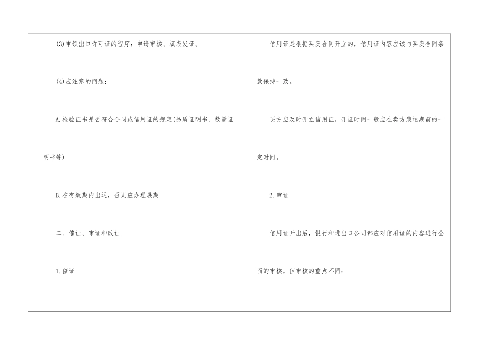 国际贸易实务合同模板-进出口合同的履行教案_第3页
