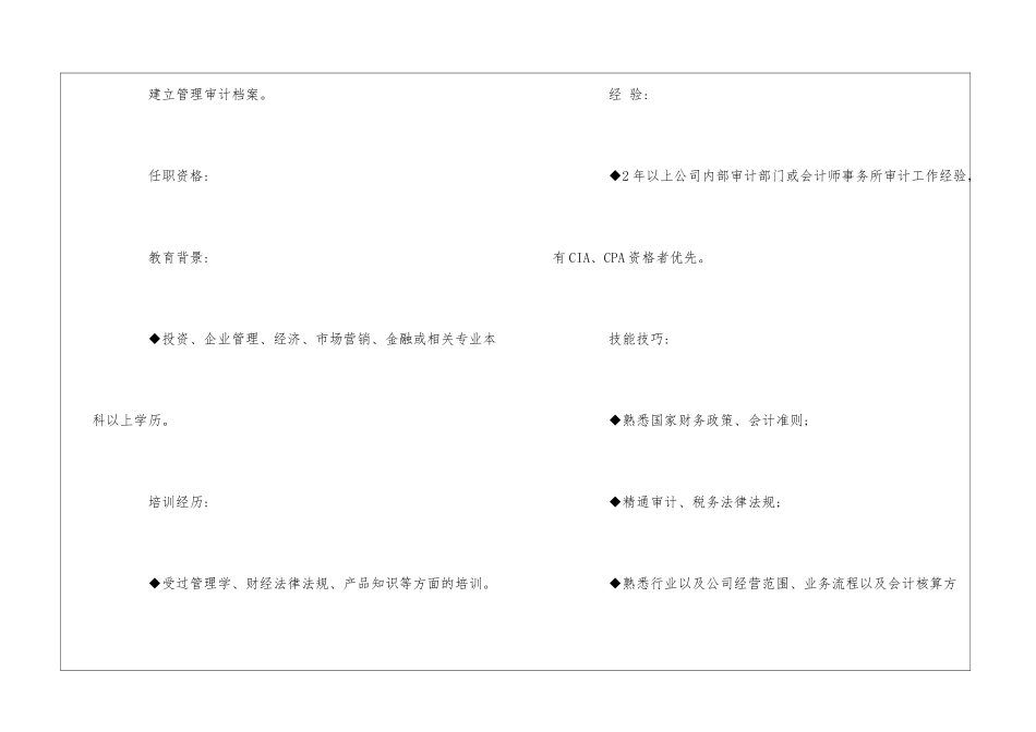 土建工程审计员工作职责--_第3页