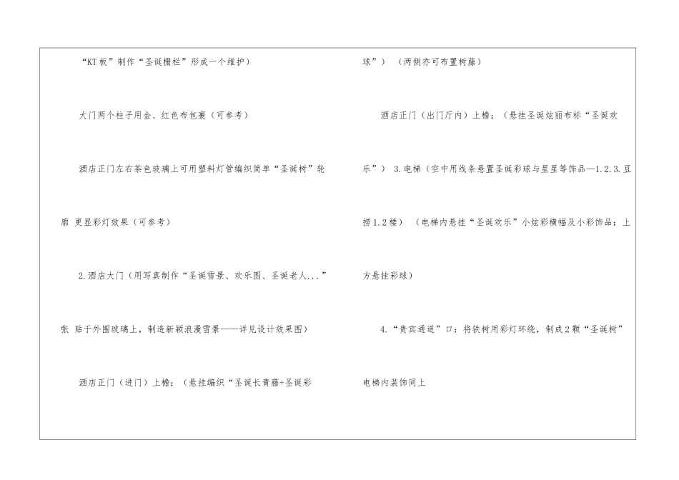 圣诞主题活动方案_第2页