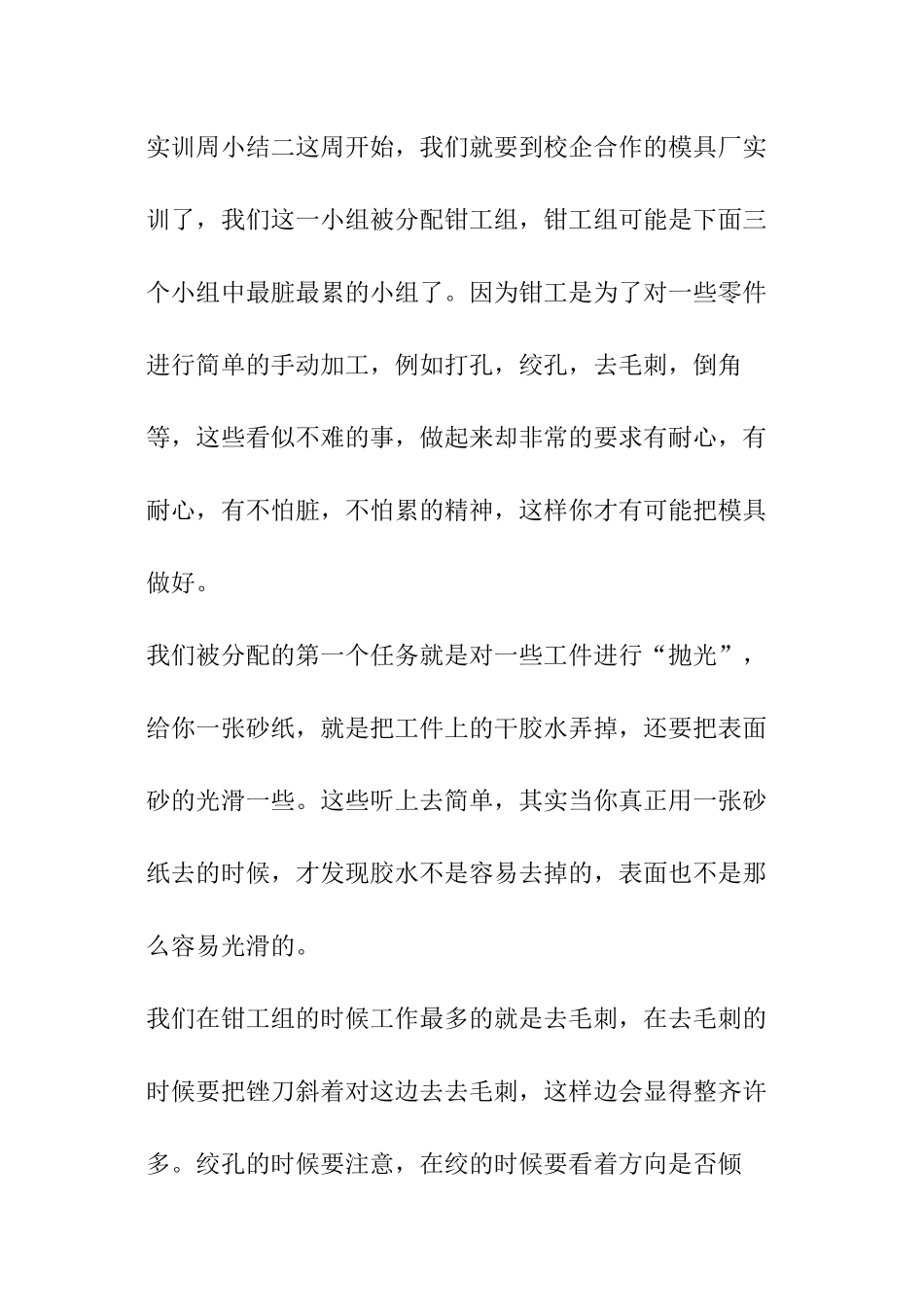 在校学生模具设计实训总结_第2页