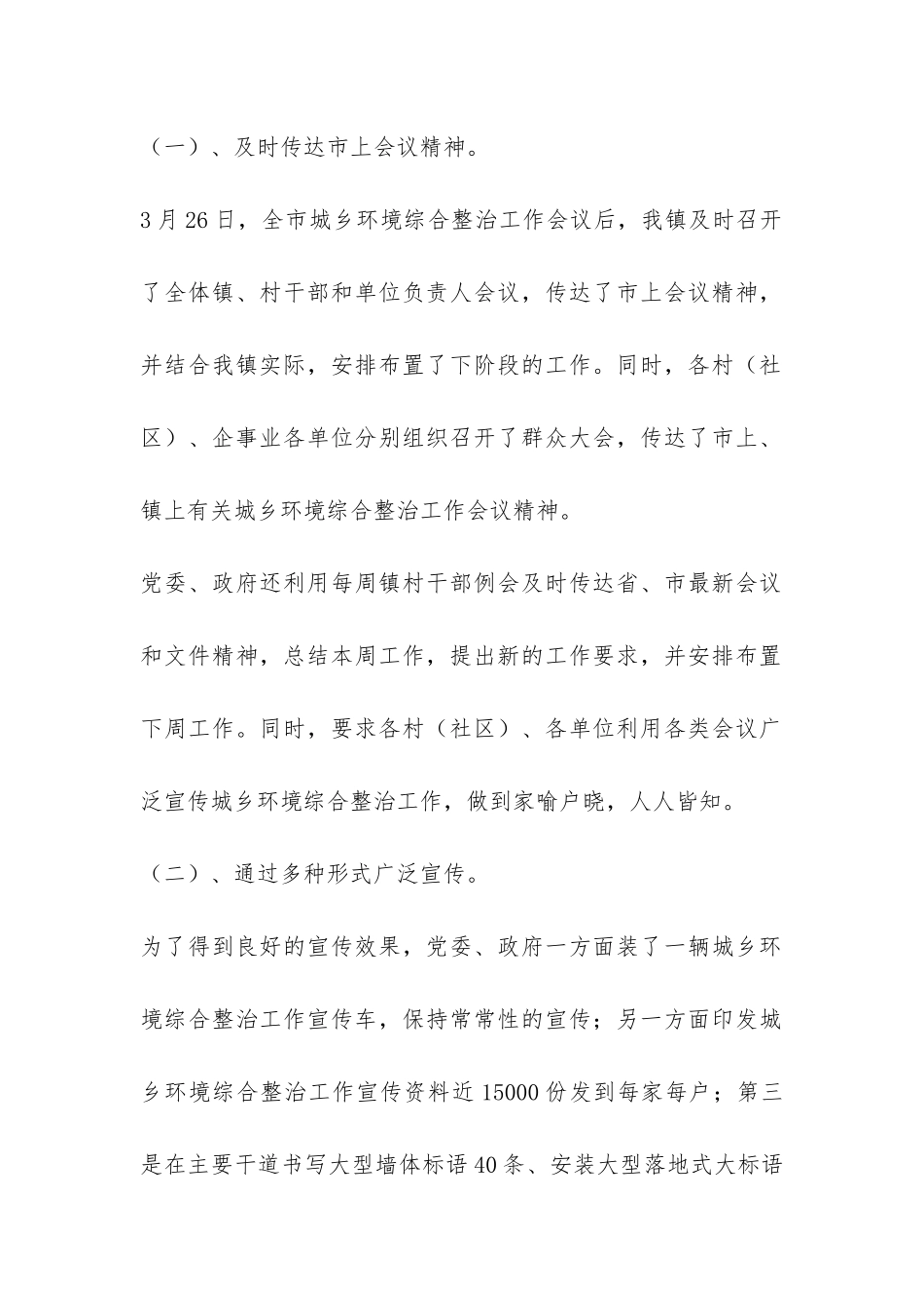 城乡环境综合治理2024上半年工作总结-_第2页