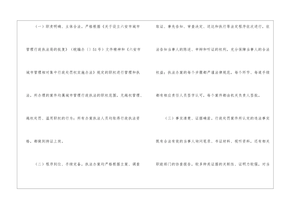 城市治理行政处罚自查材料_第2页