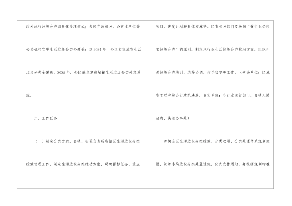 城镇生活垃圾分类工作方案_第2页
