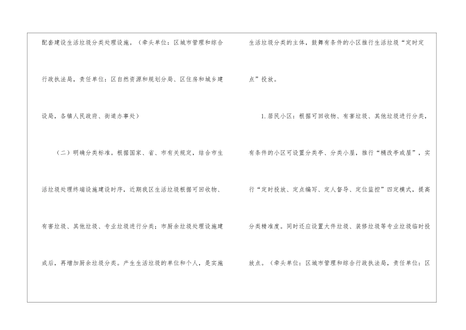 城镇生活垃圾分类工作方案_第3页
