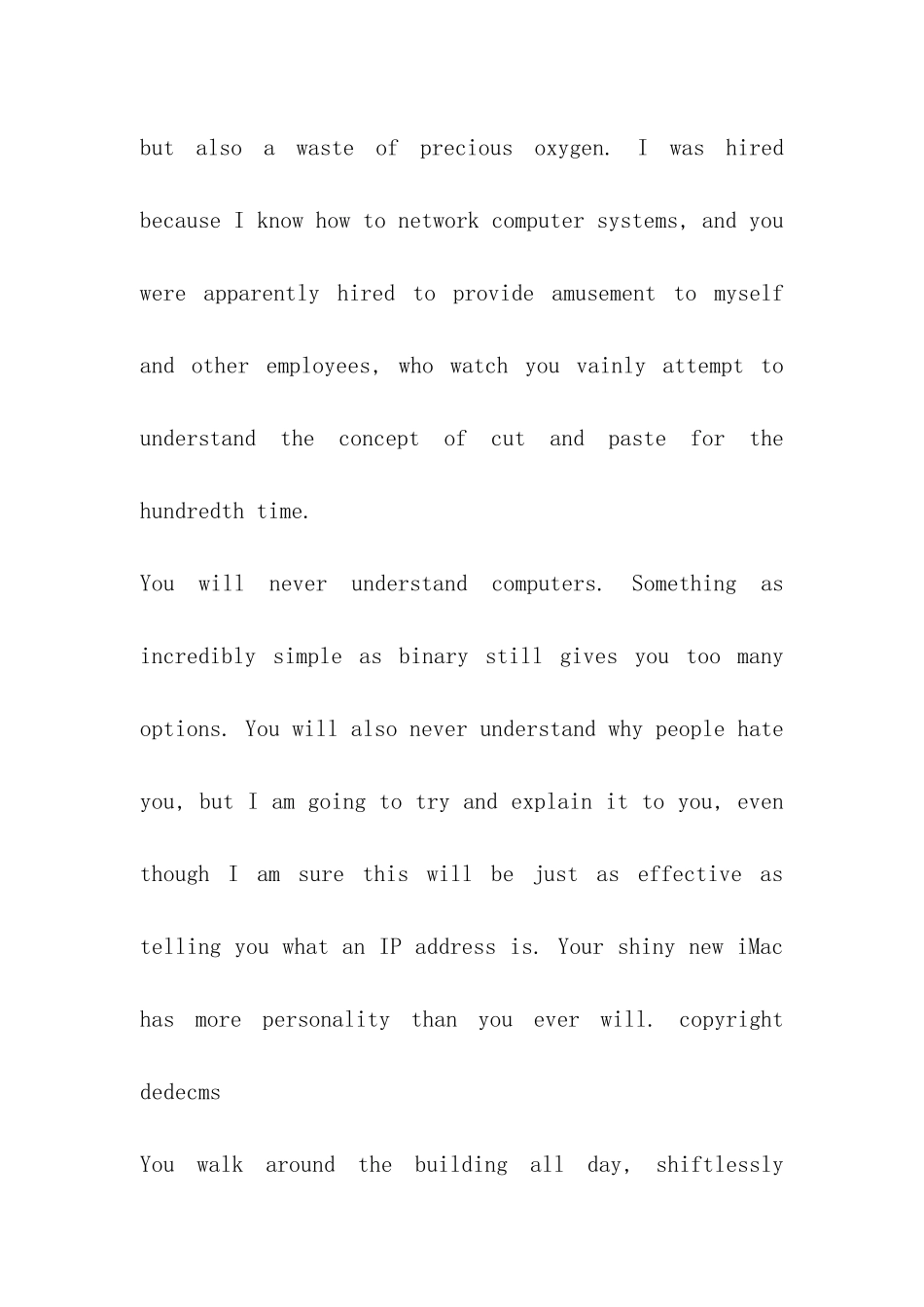外企网络管理员英文辞职报告-_第2页