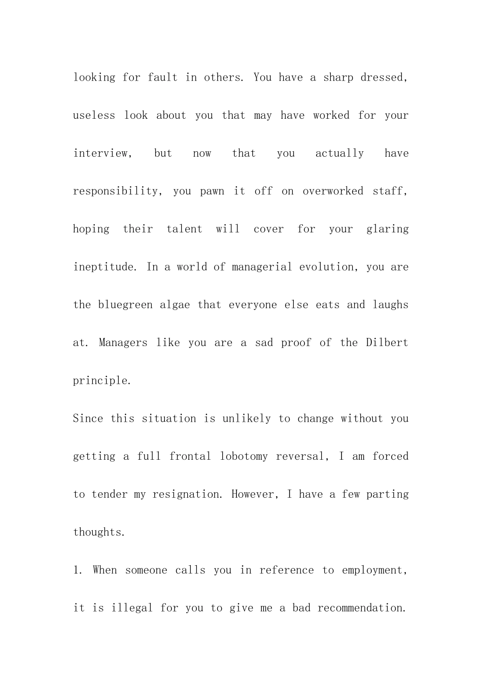 外企网络管理员英文辞职报告-_第3页