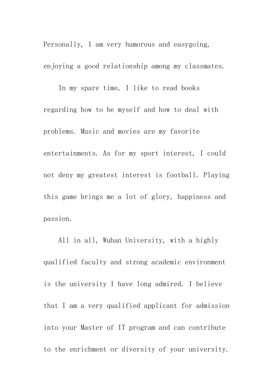 外企英文的面试自我介绍_第3页