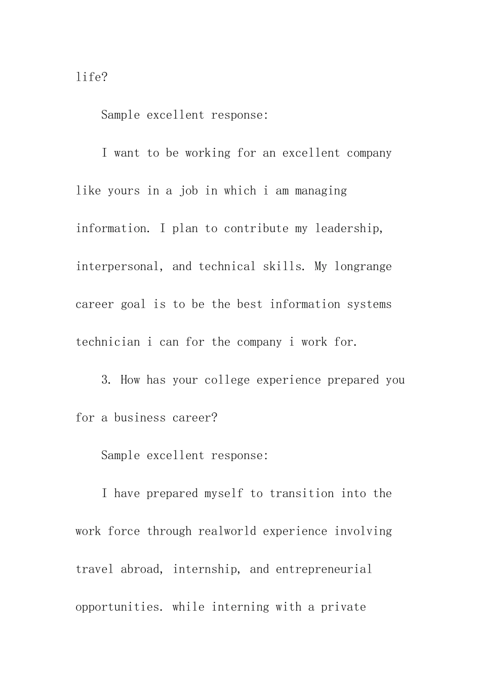 外贸业务员英语面试自我介绍常用句型_第2页
