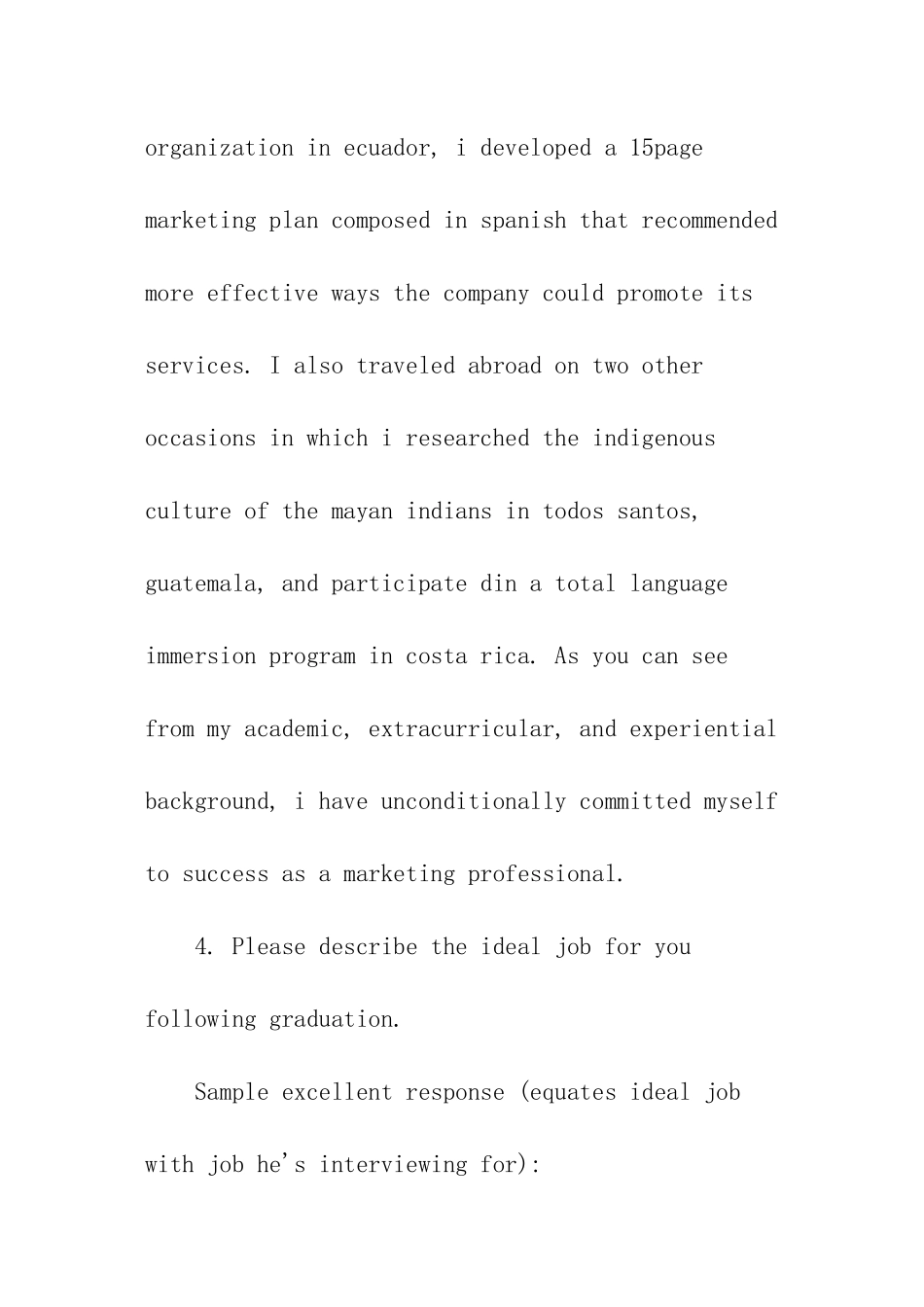 外贸业务员英语面试自我介绍常用句型_第3页