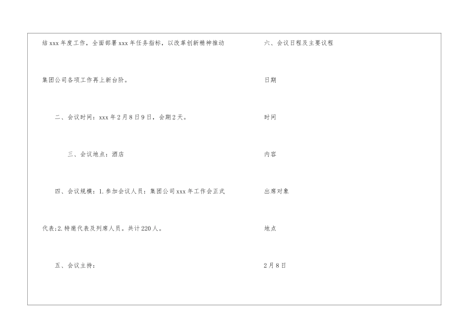 大型公司会议筹备方案_第3页