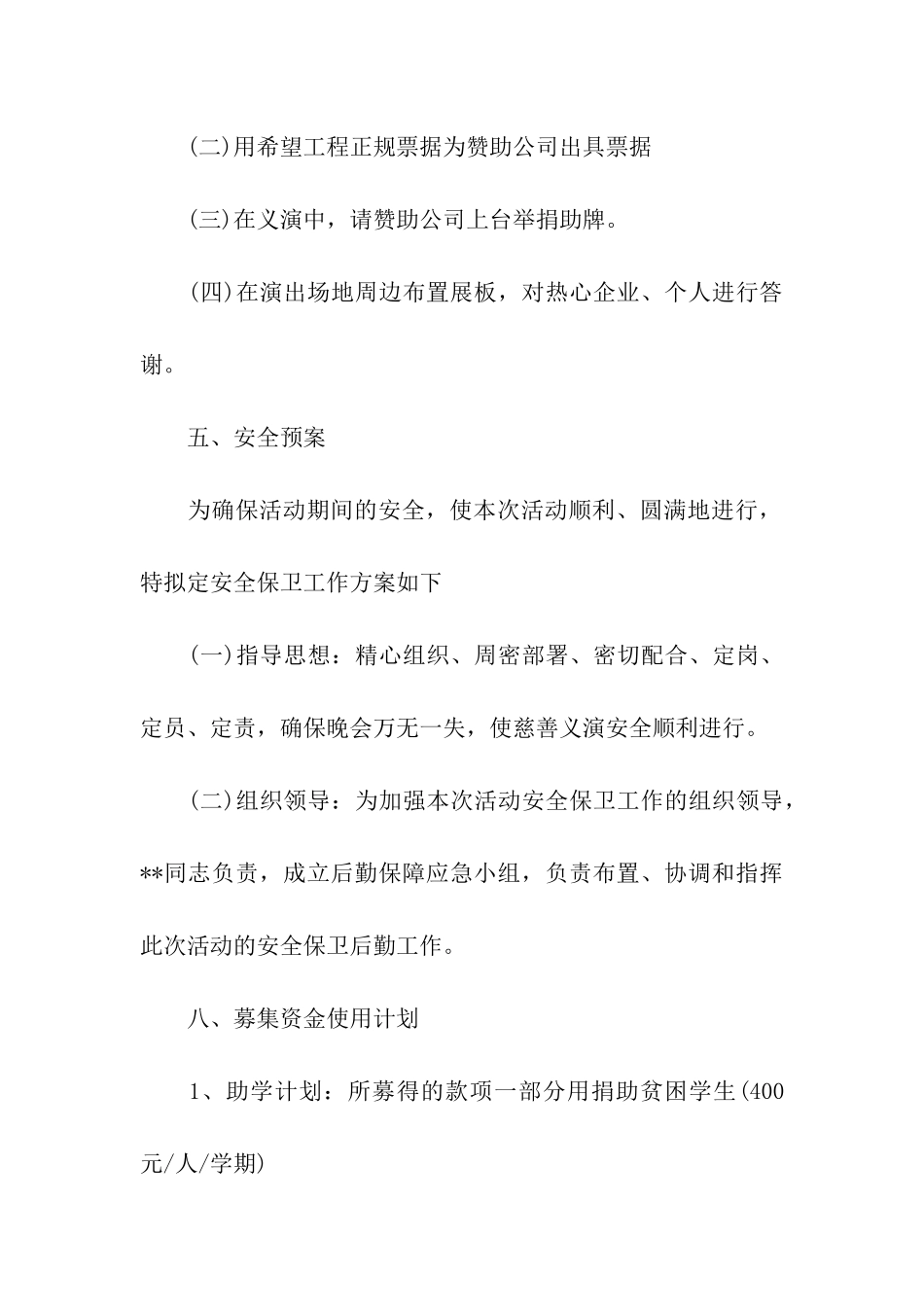 大型公益活动策方案_第3页