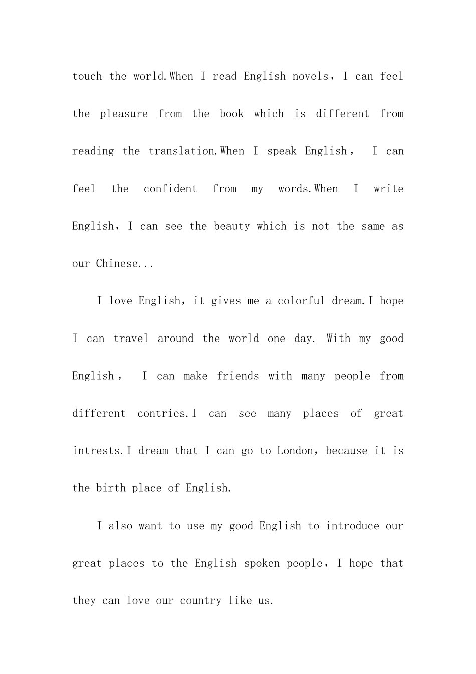 大学两分钟英语演讲稿_第2页