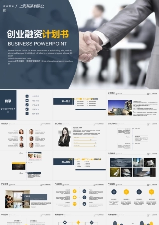 【商业计划书】(创业融资计划书)