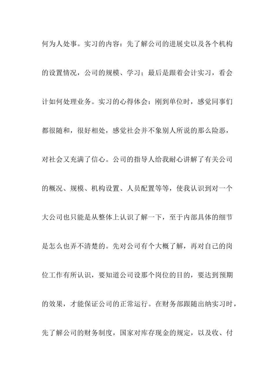 大学生会计顶岗实习报告_第3页