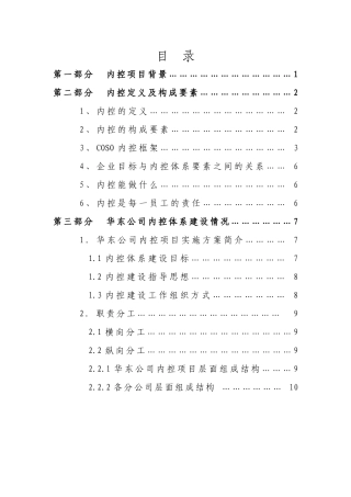 内部风险管理分析报告