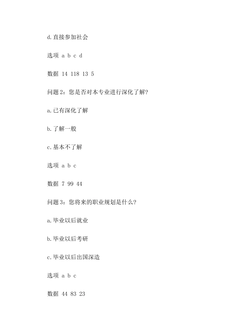 大学生就业问卷调查报告_第3页