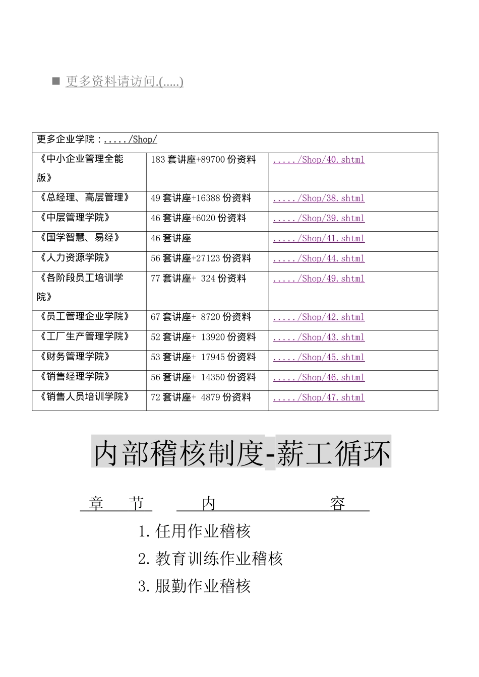 内部稽核制度—薪工循环讲义_第1页