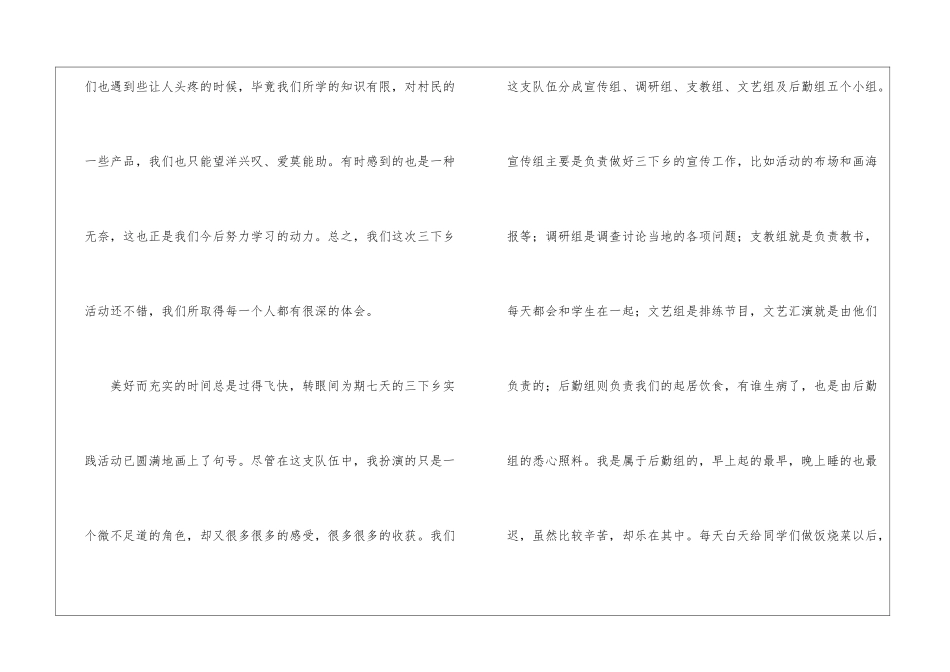 大学生暑期三下乡社会实践报告-_第3页