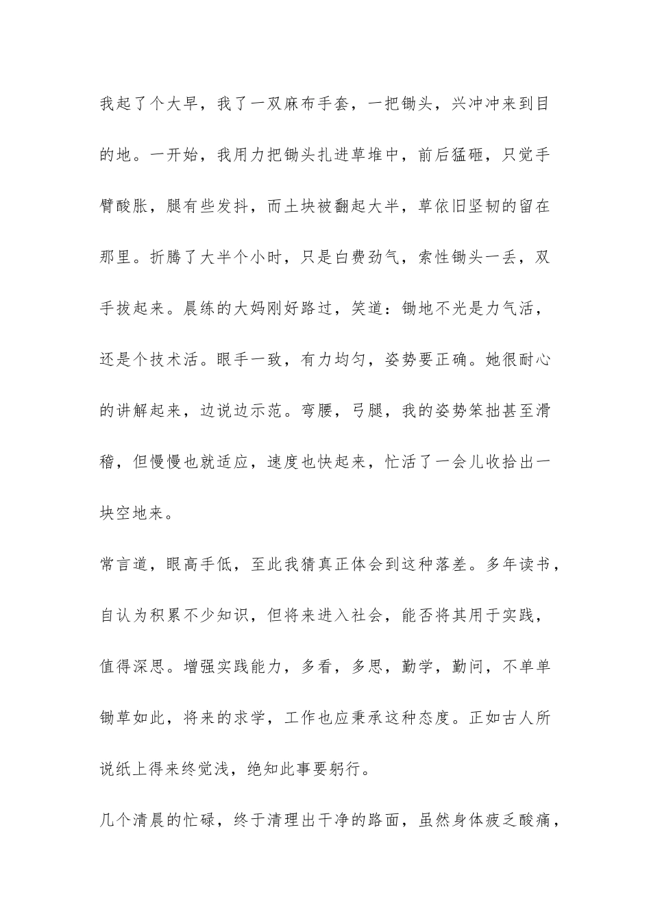 大学生有关社区服务的实践报告范本一览-_第2页