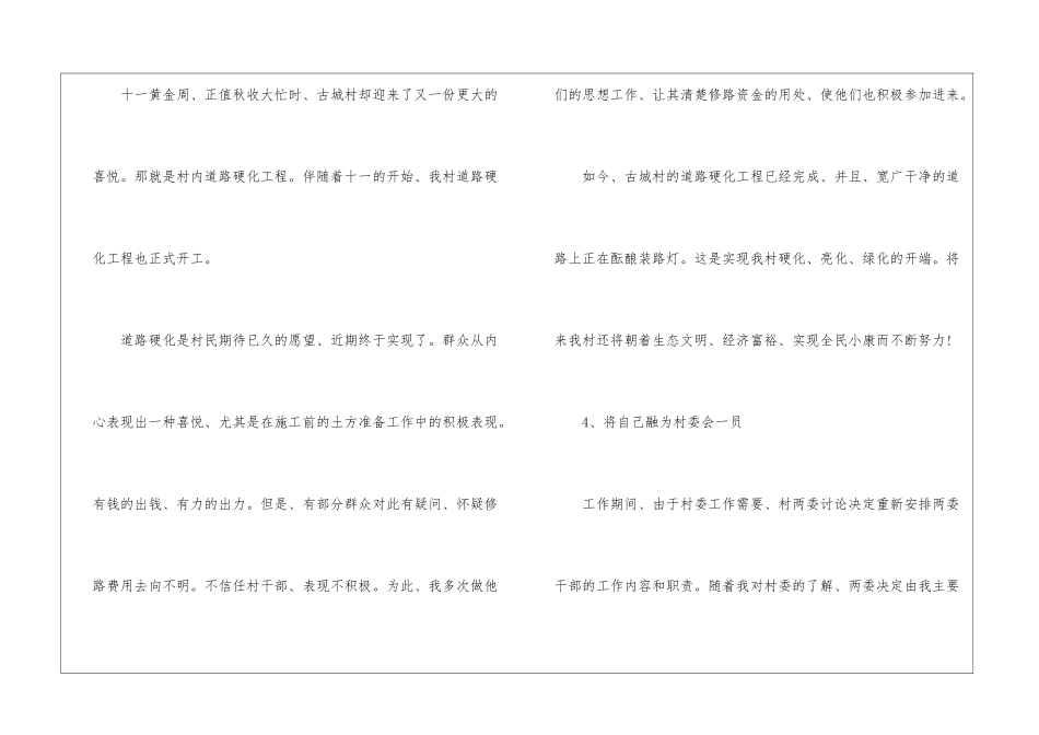 大学生村官个人年终述职报告_第3页