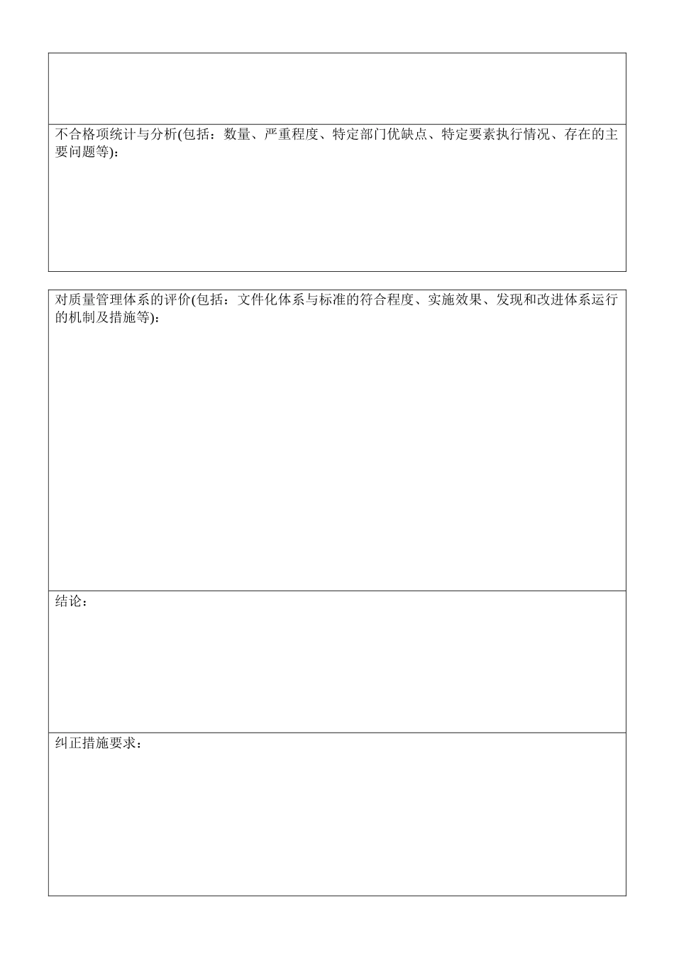 内部质量管理体系审核报告格式_第3页