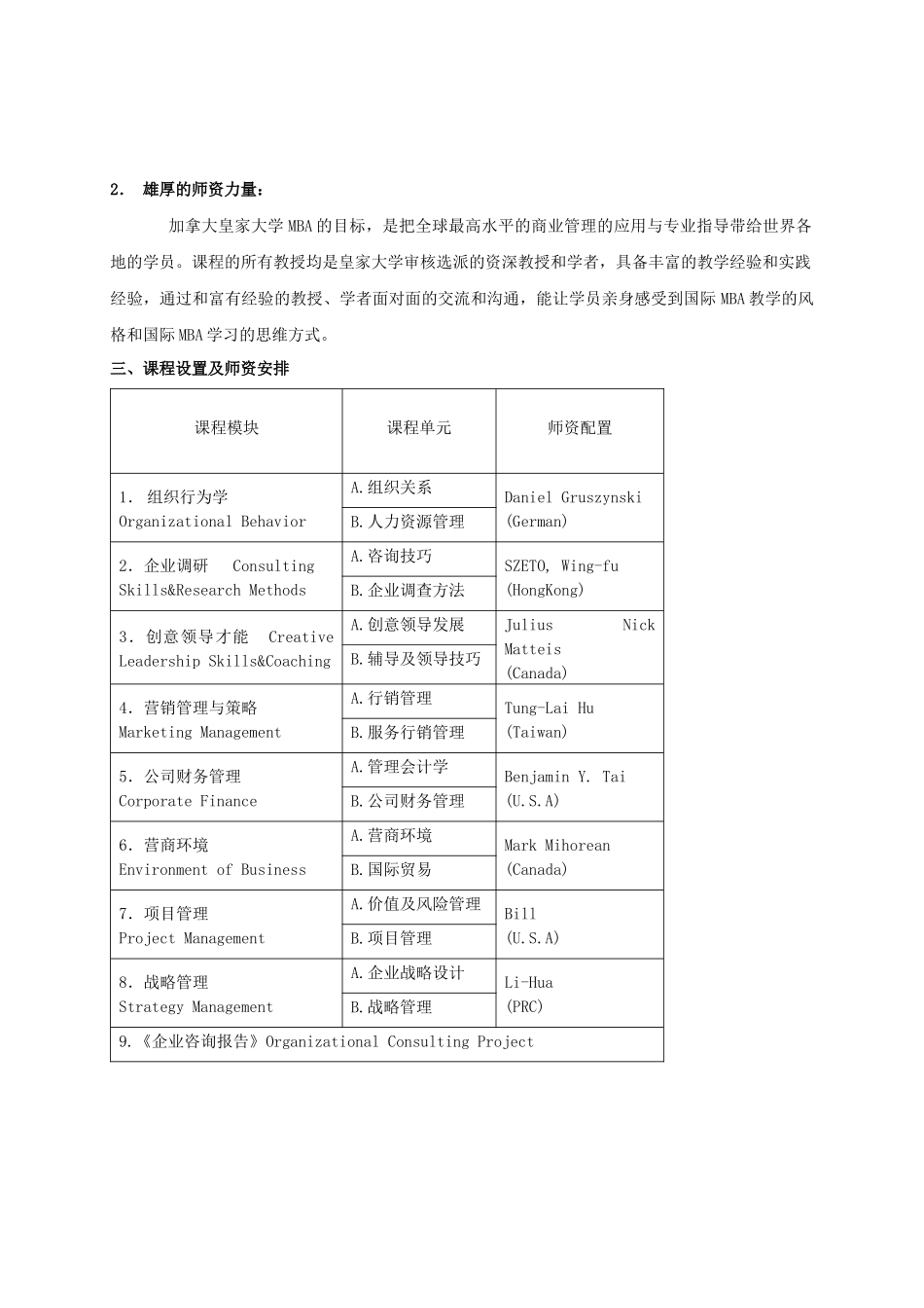 加拿大皇家大学MBA培养方案_第2页