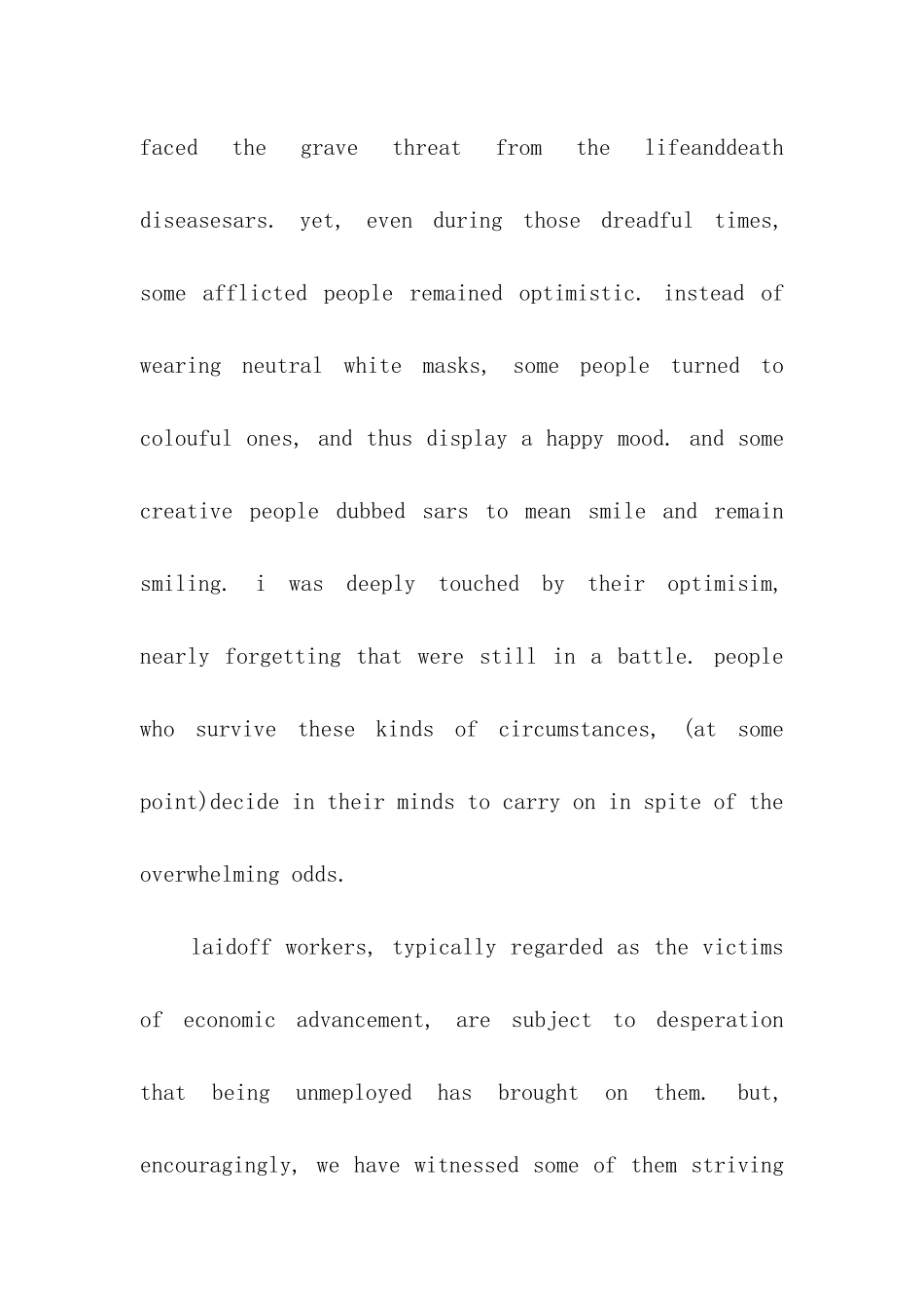 大学生英语英语演讲稿3分钟_第2页