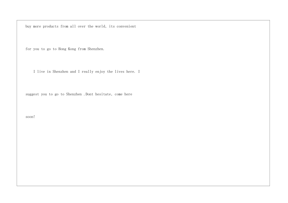 大学英语作文：My-city-life-大学英语作文_第3页