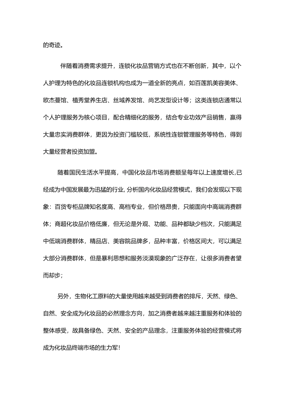 加盟项目策划案(DOC17页)_第3页