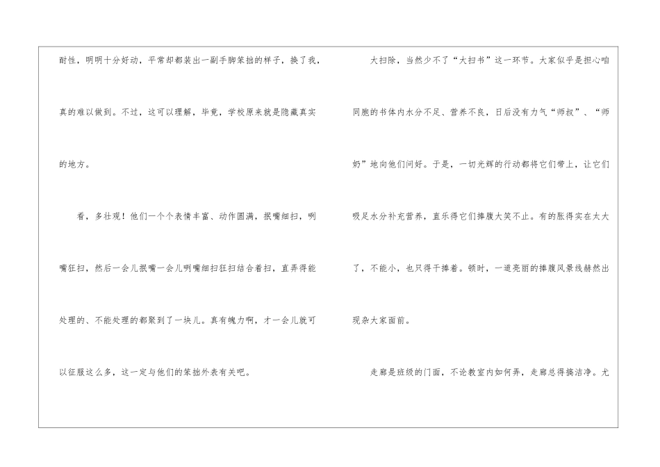 大扫除心得体会_第3页