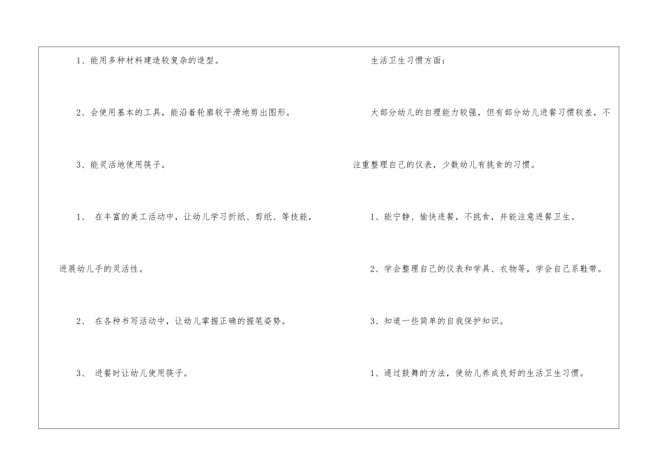 大班下学期班级的工作计划_第3页