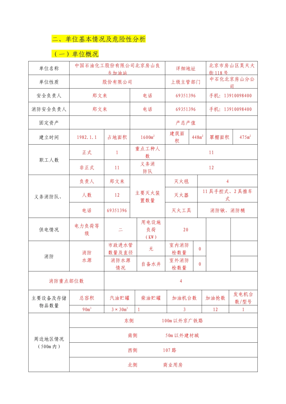 加油站安全生产事故应急预案范例_第2页