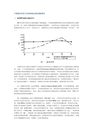 劳动力市场与就业现状调查报告