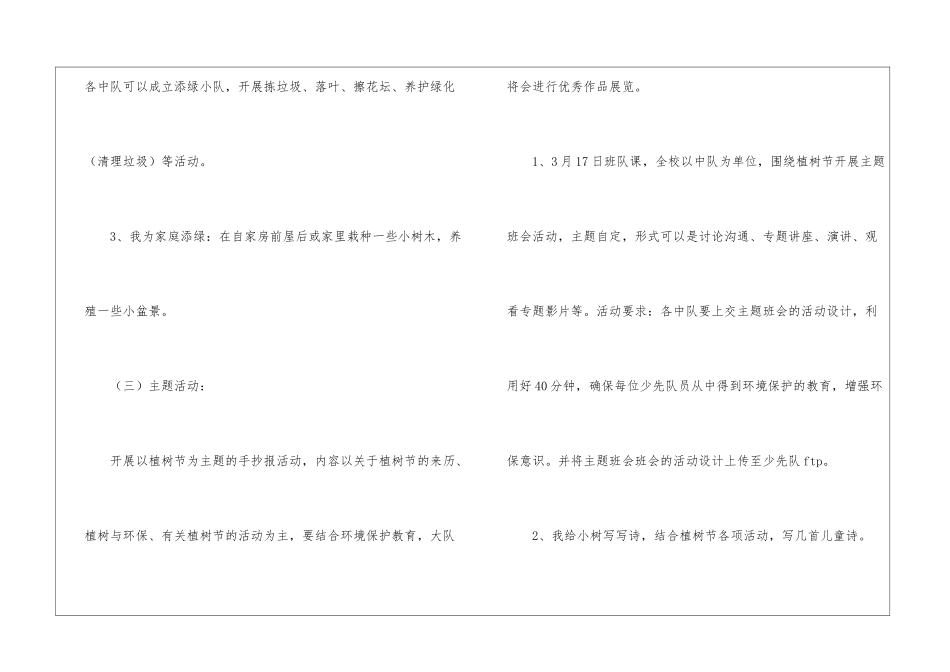 大班植树节活动方案9篇_第3页