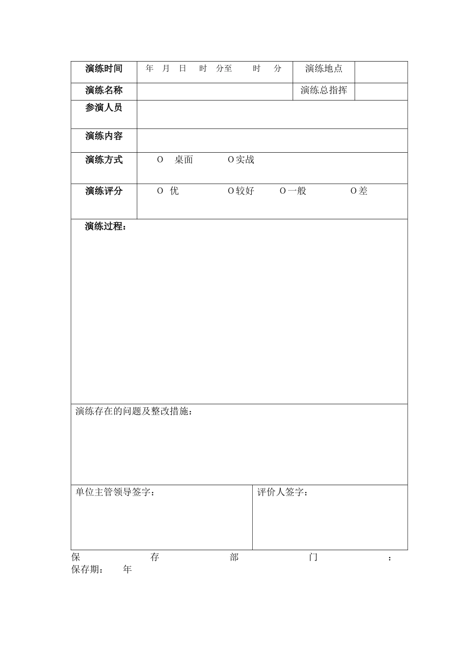 加油站应急预案演练记录114_第2页