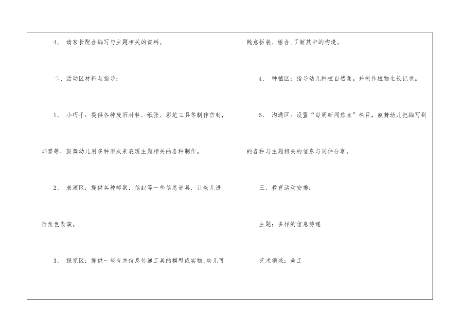 大班第一周工作计划_第2页