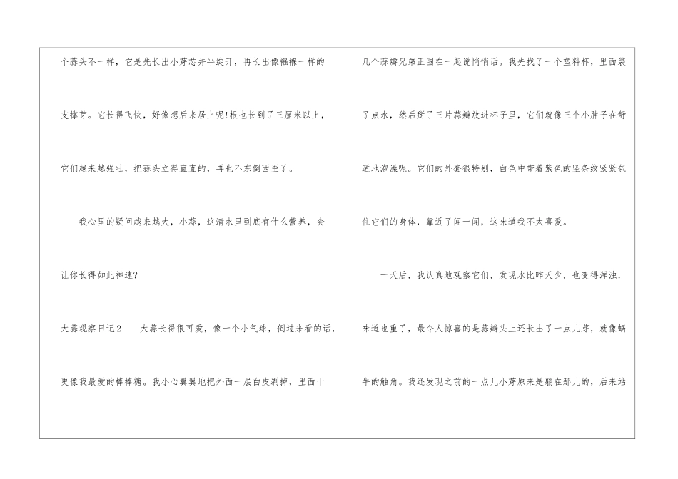 大蒜观察日记_第3页