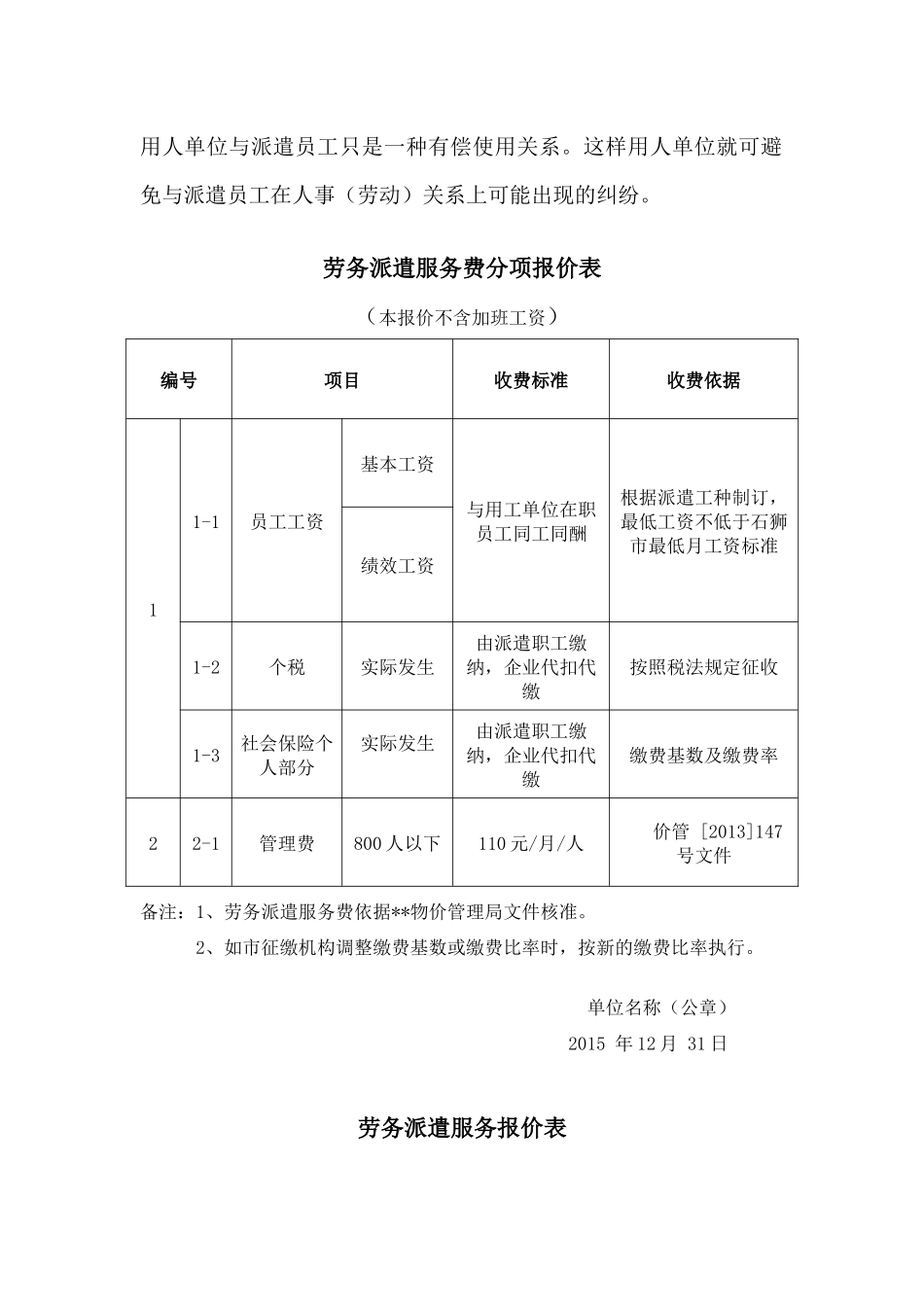 劳务派遣服务投标书_第3页