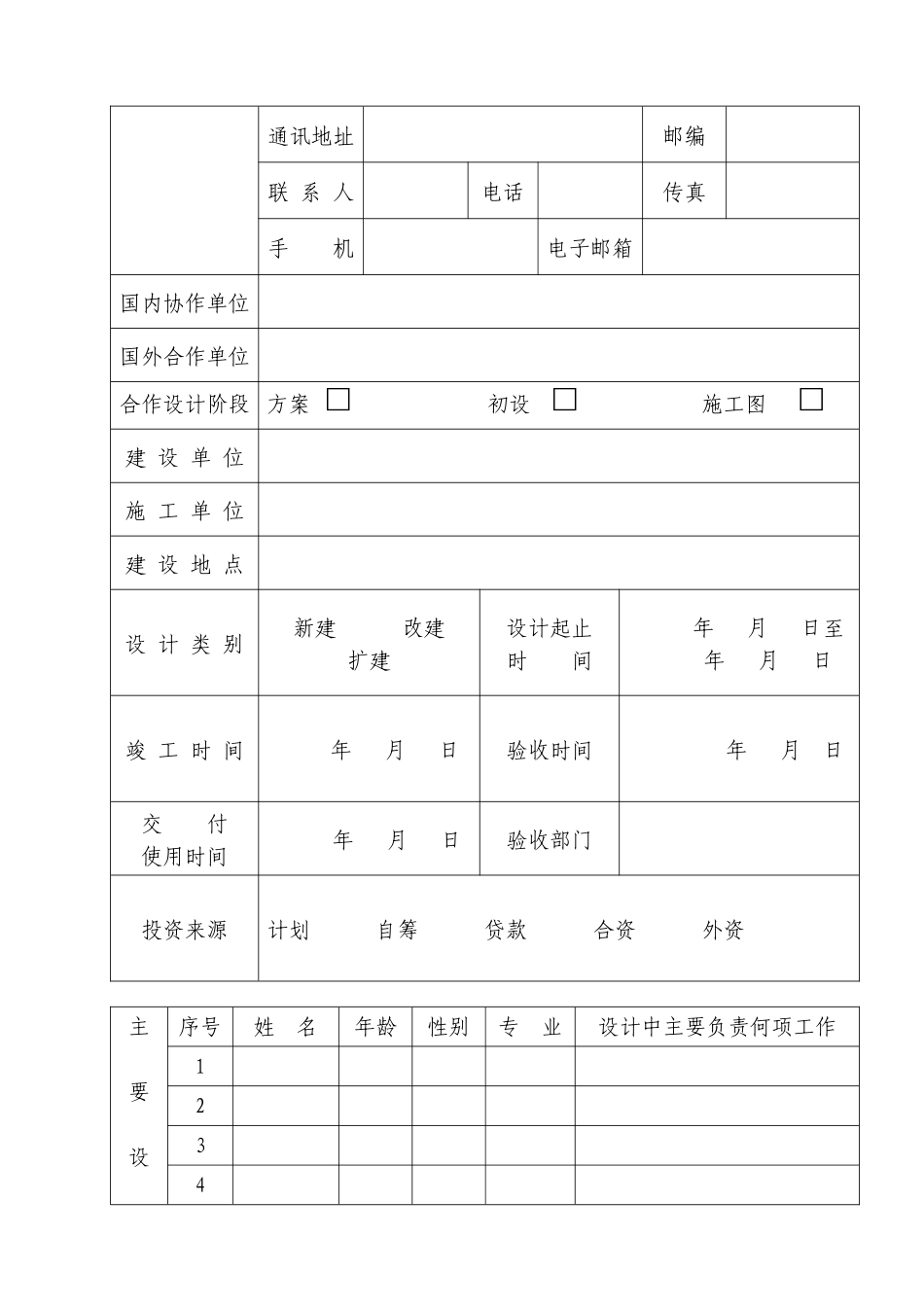 华彩奖小区设计项目申报表_第2页