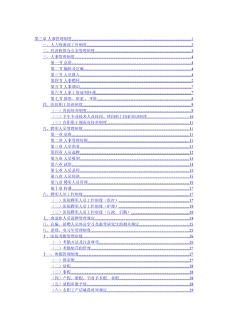 医院人事管理制度汇编