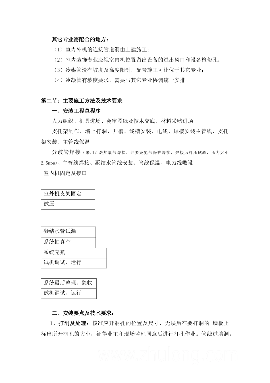 分体空调施工组织设计_第2页