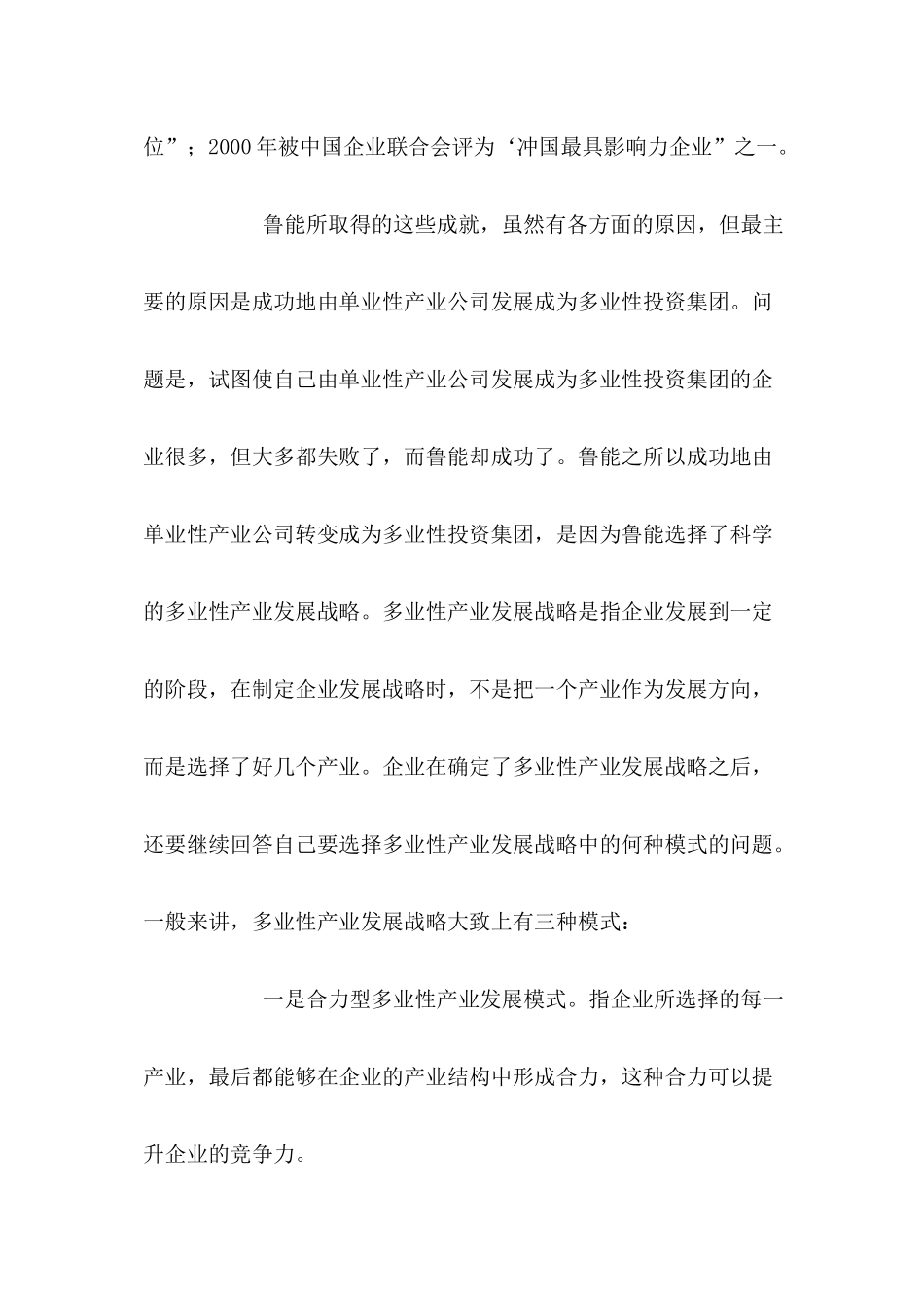 单业性产业公司如何发展成为多业性投资集团_第3页