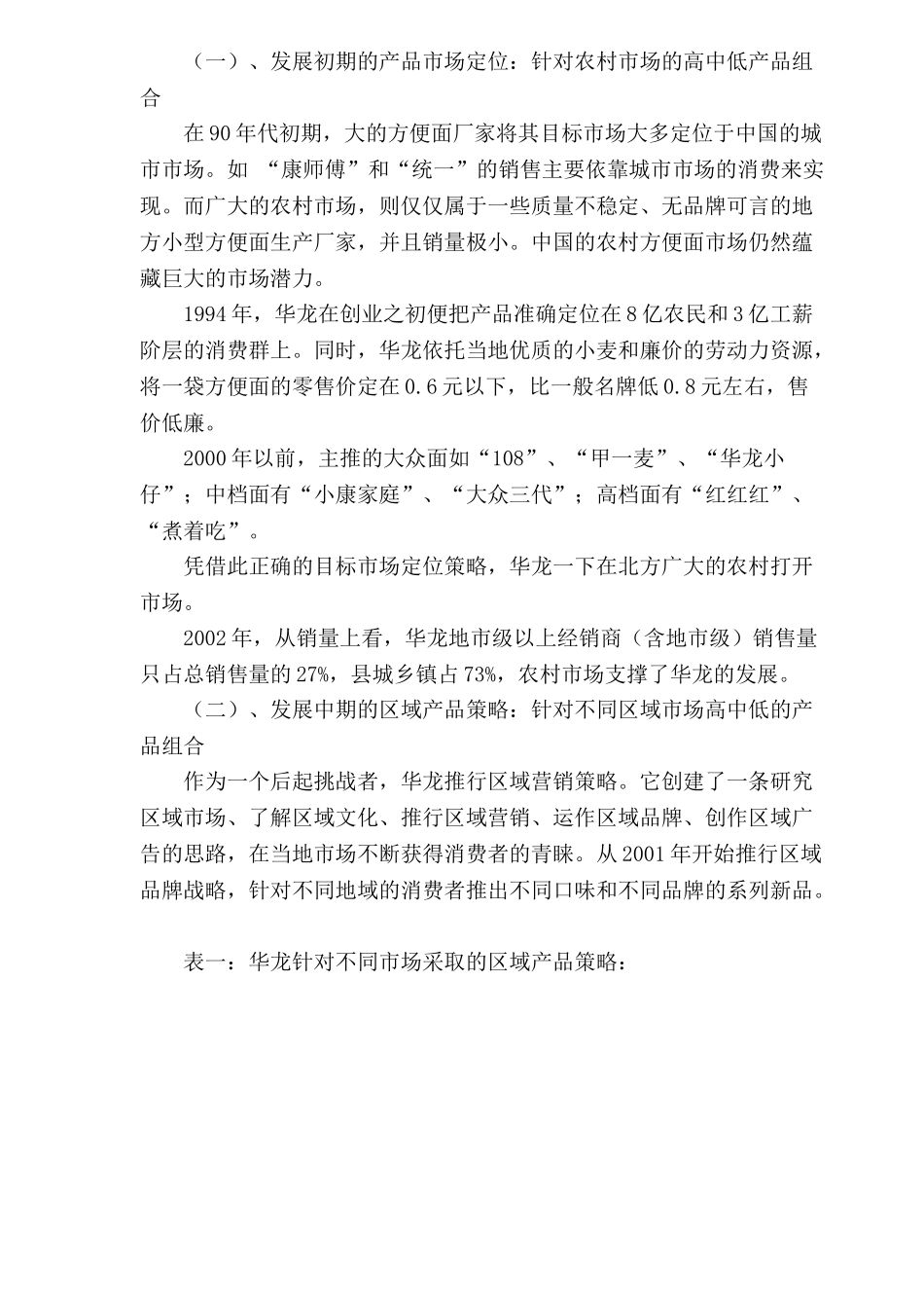 华龙面产品组合策略分析_第2页